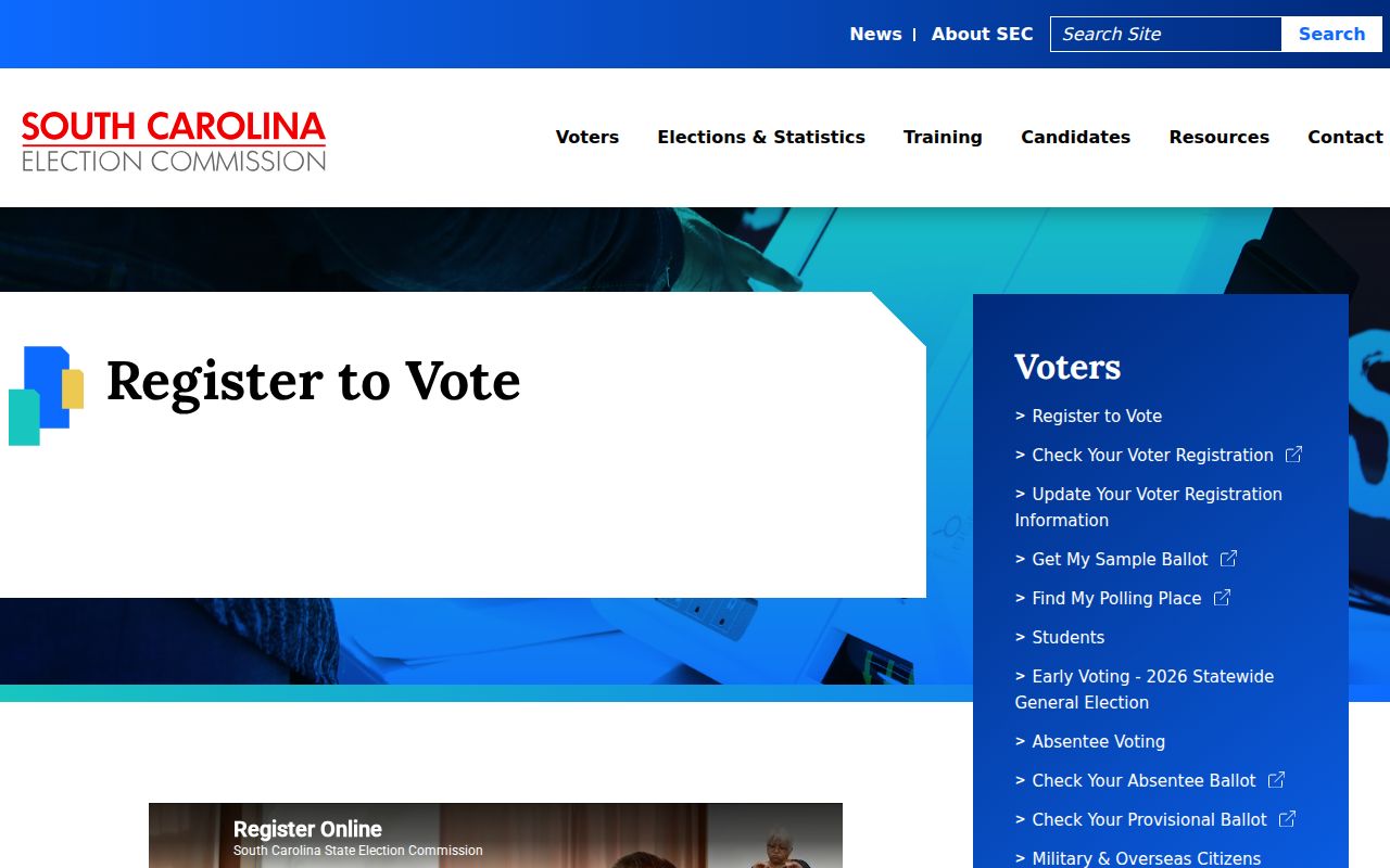 Spartanburg residents directory MySCVotes registration verification route