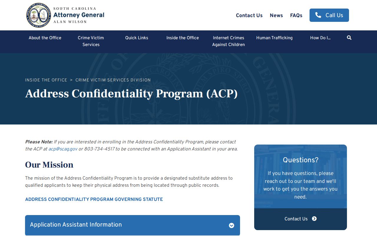 Spartanburg neighbors source for South Carolina address confidentiality protections
