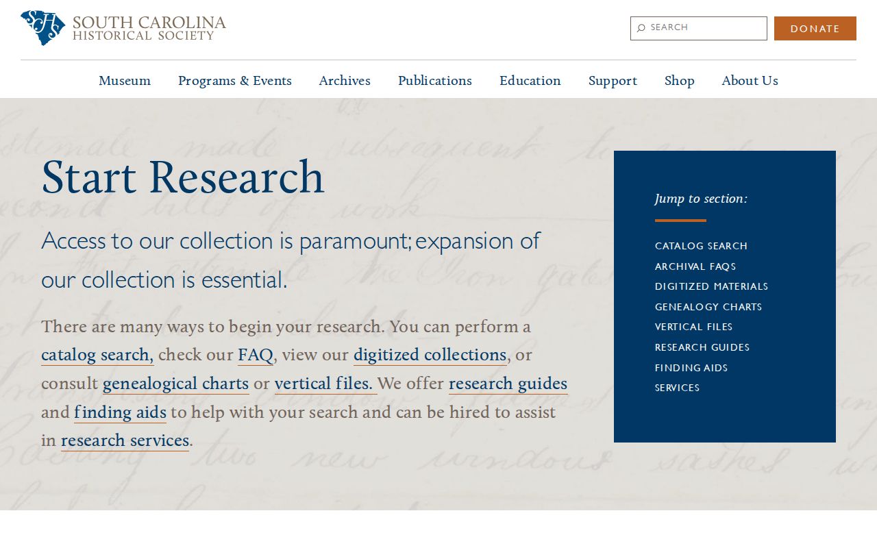Spartanburg previous residents research through South Carolina Historical Society archives